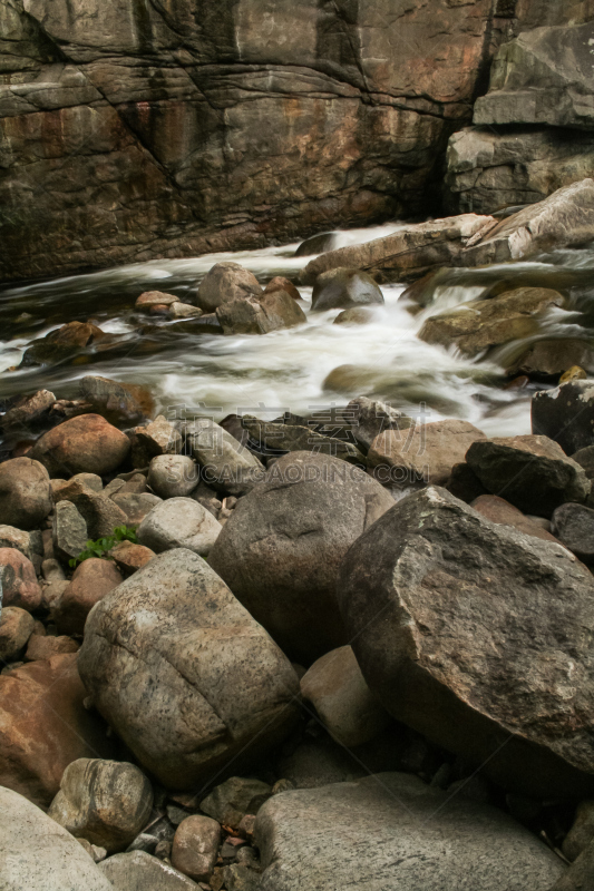 河流,岩石,垂直画幅,州立公园,river ausable,美国,地形,无人,纽约州,黄昏