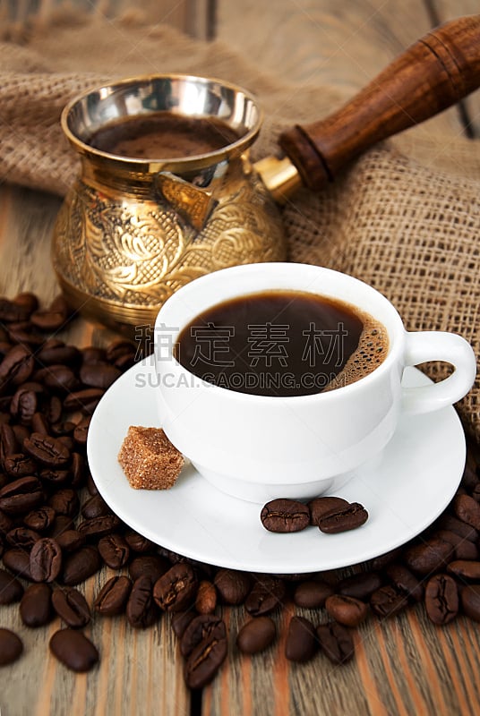 金属,咖啡杯,垂直画幅,烤咖啡豆,褐色,无人,早晨,乡村风格,饮料,咖啡