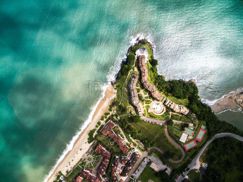 圣保罗州,巴西,风景,海滩,在上面,乌巴图巴,布希奥斯,海洋大道,海岸路,菲律宾