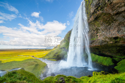 瀑布,风景,冰岛国,莫斯特,塞里雅兰瀑布,一只动物,池塘,上帝瀑布,黄金瀑布,河流