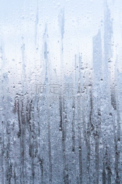 霜,窗户,冬天,水滴,冻结的,式样,寒冷,灰色,环境,雪