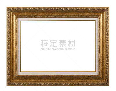 边框,黄金,金叶,镀金的,留白,古董,水平画幅,无人,古典式,巴洛克风格