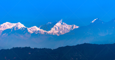 干城章嘉峰,山,云,尼泊尔,锡金,雪,深雪,户外,大吉岭,天空