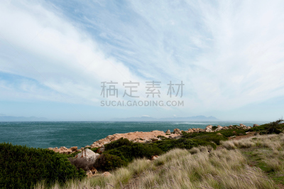 草原,海滩,云,海岸线,贝蒂湾,植物,水平画幅,无人,南非,户外