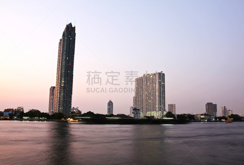 建筑外部,河流,摄像机拍摄角度,水,水平画幅,建筑,曙暮光,旅行者,黄昏,户外