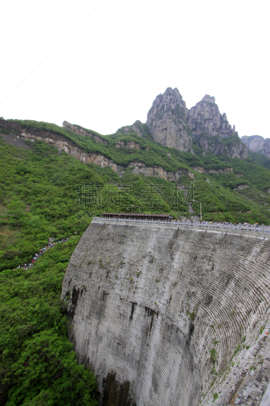 中国,水库,风景,焦作,水坝,河南省,三只动物,2015年,云台山