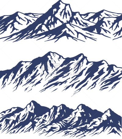 山脉,阿尔卑斯山脉,剪贴画,白俄罗斯,山顶,山,绘画插图,垂直画幅,布置