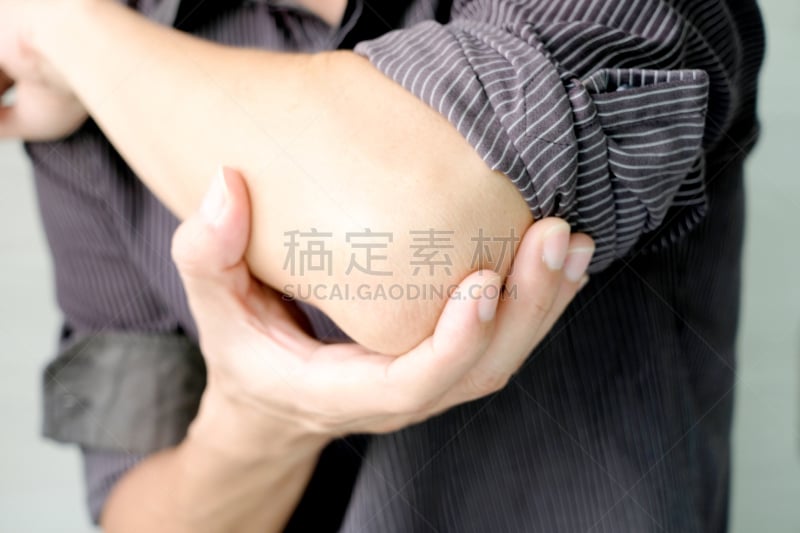 健康保健,运动,药,肘,痛苦,男人,概念,网球运动,脖子,背痛