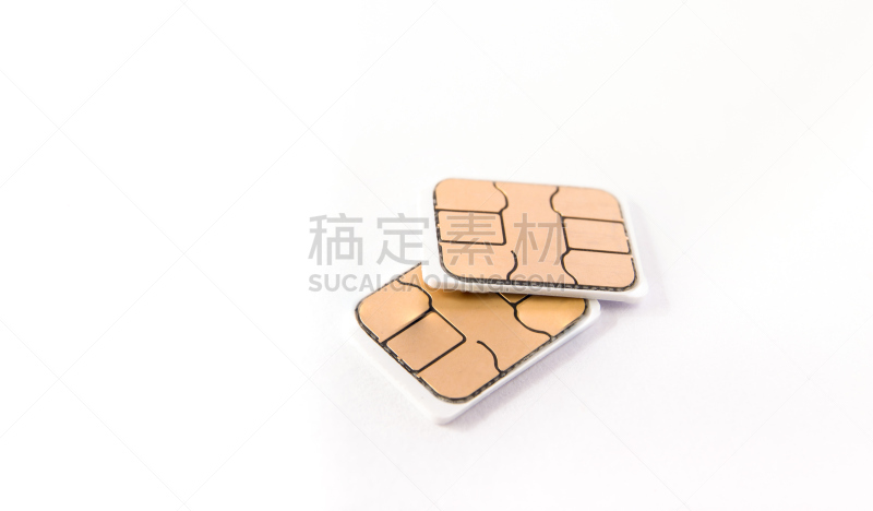 sim卡,白色背景,水平画幅,无人,数据,背景分离,特写,白色,设备用品,无线电通信装置