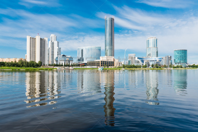 城市,都市风景,码头,叶卡捷林堡,河堤,旅途,自由,云,现代,河流