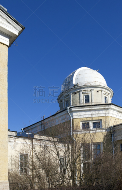 天文台,圣彼得堡,俄罗斯,列宁格勒围城战,奥斯卡奖,天体物理学,餐具,垂直画幅,天空,望远镜