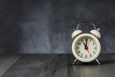 11点,白色,钟针,闹钟,背景,留白,5点整,复古,木制,复古