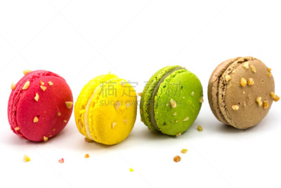 白色背景,炒栗子,褐色,水平画幅,蛋糕,烘焙糕点,法式食品,柠檬,甜点心,烤的
