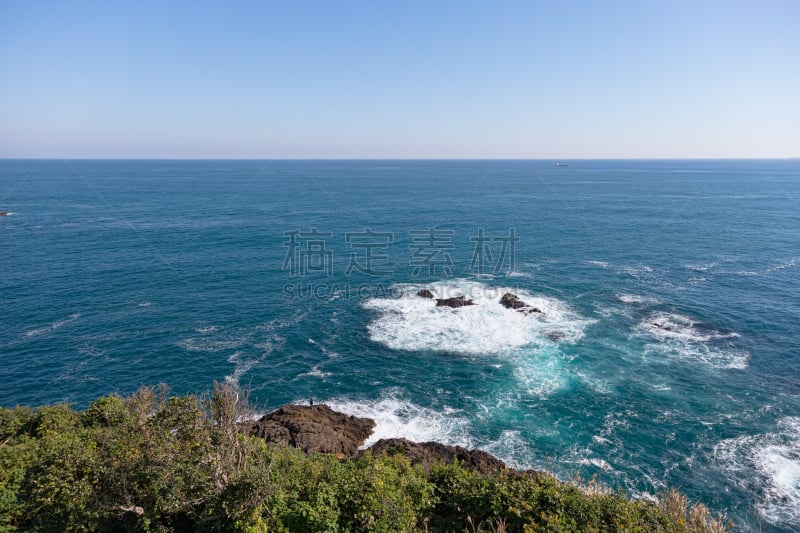 串本町,城镇,旅游目的地,水平画幅,无人,水平线,蓝色,日本,南,岩层