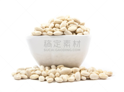 利马豆,分离着色,杯,水平画幅,无人,cannellini bean,生食,豆科植物,干的,特写