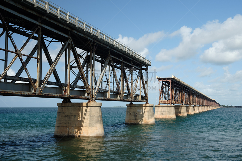 bahia honda key,佛罗里达,灵性,图钉,侧面视角,海港,桁架桥,西,联系,建造