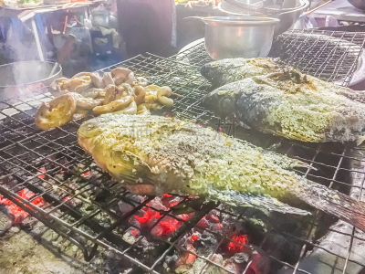格子烤肉,罗非鱼,烤的,炊具,街道,鱼类,煤,食盐,股票行情,促销