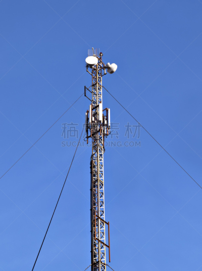 收音机,塔,细胞,天线,红色,数据,频率,无线电通信装置,垂直画幅,无线电收发机
