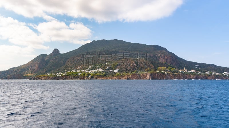 岛,海岸线,帕那瑞亚,全景,水,天空,度假胜地,休闲活动,水平画幅,云