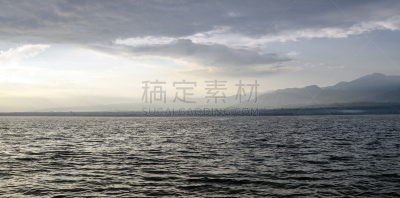洛维纳,巴厘岛,海滩,黎明,早晨,海豚,水,天空,美,水平画幅