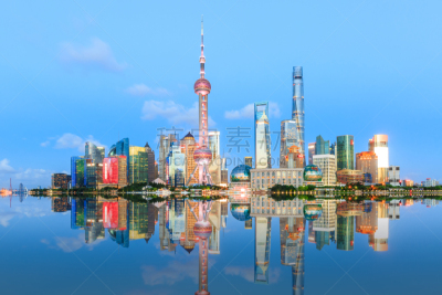 夜晚,现代,上海,城市天际线,城市生活,背景聚焦,自然美,水,天空,水平画幅