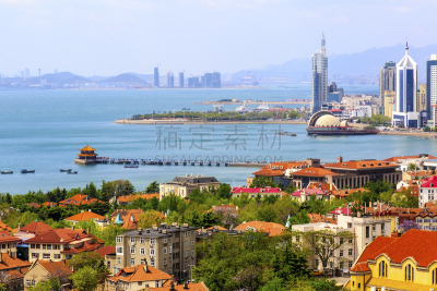青岛,风景,自然美,山东省,潮汐,水,天空,美,公园,度假胜地