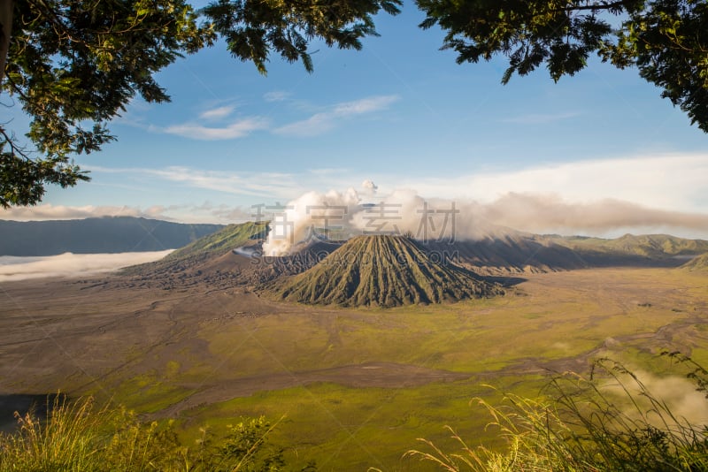 bromo-tengger-semeru national park,爪哇,印度尼西亚,东,婆罗摩火山,滕格尔火山,东爪哇,无意识的,火山口,干旱