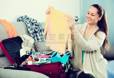穿衣服,女人,互联网,旅途,行李,票,健康,鞋子,室内,图像