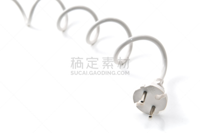 电插头,扩展线,白色,水平画幅,彩色图片,无人,两孔插座,电力电缆,摄影