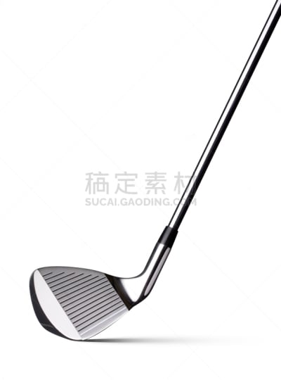 高尔夫球杆,高尔夫球运动,铁,白色背景,背景分离,一个物体,运动,垂直画幅,图像,设备用品