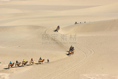 沙漠,自然,水平画幅,地形,沙子,无人,驼队,偏远的,户外,干的