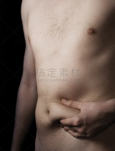 大块头,肚子,垂直画幅,躯干,形状,腹腔,白人,特写,男性,仅成年人