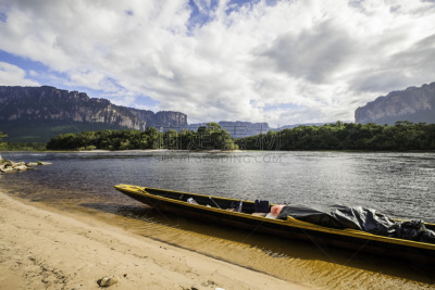 canaima,委内瑞拉,地形,环境,云,著名景点,自然美,河流,丘伦河,瀑布