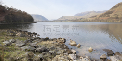 巴特米尔,英格兰湖区,坎布里亚,天空,水平画幅,山,无人,英格兰,户外,湖