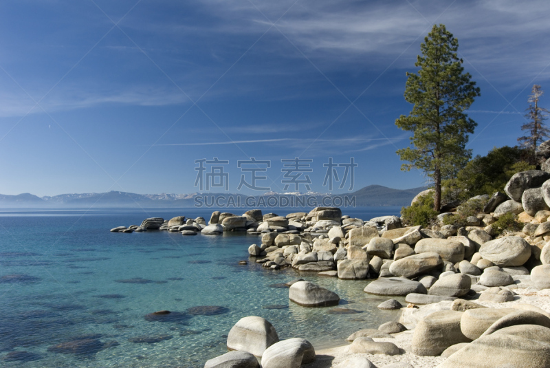 山德港,海滩,水平画幅,沙子,无人,海港,户外,湖,针叶树,山