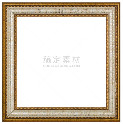 相框,白色背景,金叶,垂直画幅,美,留白,古董,无人,古老的,古典式