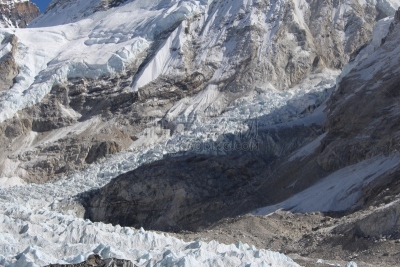 khumbu glacier,寒冷,尼泊尔,雪,岩石,夏天,户外,天空,冰,山谷