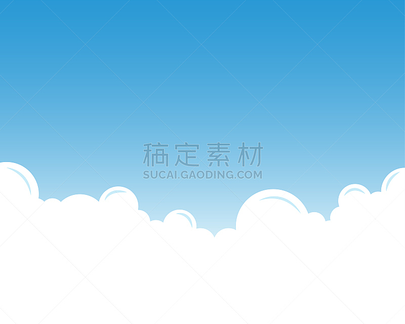 云 背景 天空 白色 矢量 地形 蓝色 户外 气候 云景图片素材下载 稿定素材