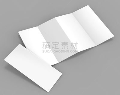 折叠的,绘画插图,书页,三维图形,空白的,小册子,手风琴,数字8,四个物体,白色