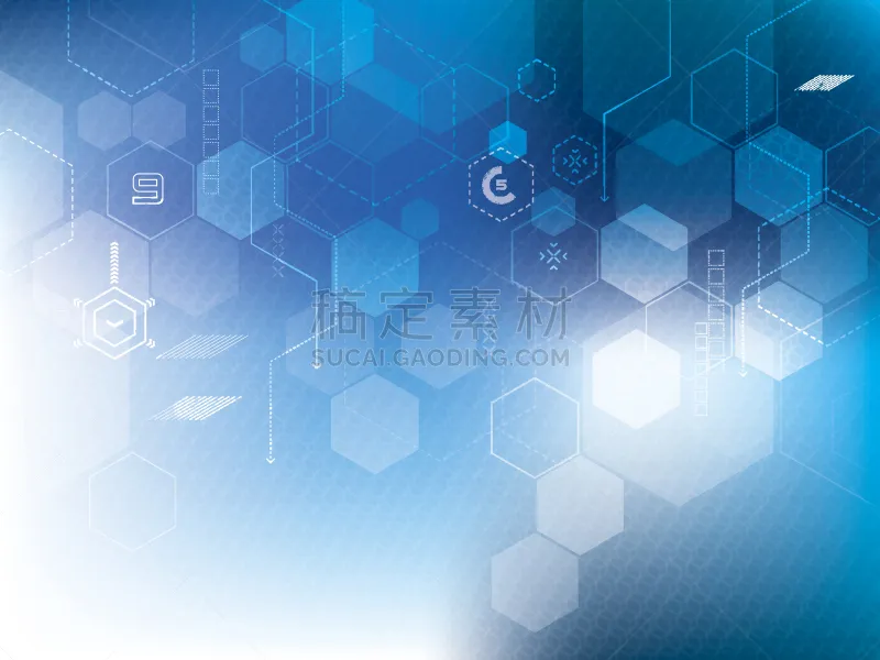 技术 蓝色 抽象 背景 未来 水平画幅 形状 无人 绘画插图 科学图片素材下载 稿定素材