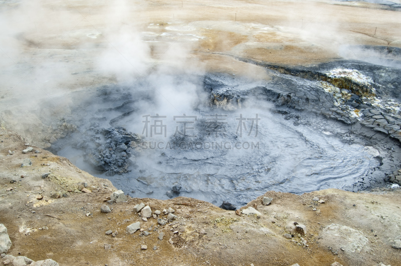 喷气孔,田地,酸,水平画幅,无人,火山地形,户外,火山岩,硫磺,冰岛国