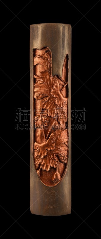 灰膏,雕刻物,花纹,石膏肥料,青铜,垂直画幅,白灰泥,褐色,古董
