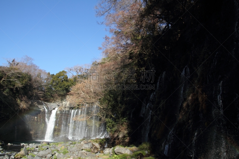 shiraito falls,富士山,自然,里山,水平画幅,地形,瀑布,无人,日本,户外