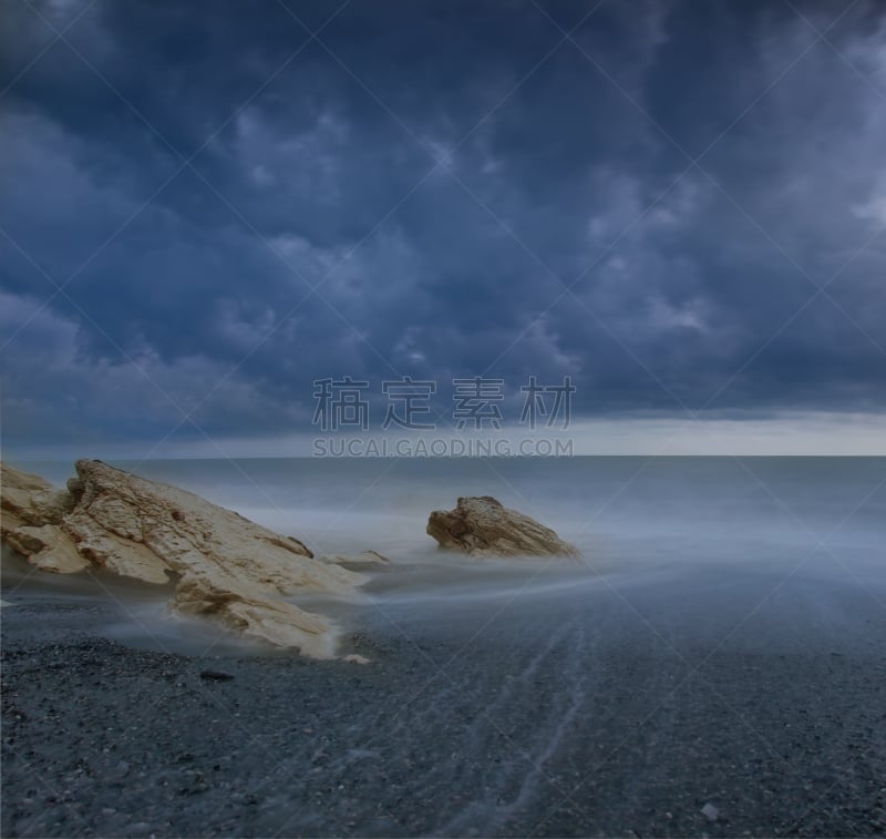 阿波卡次共和国,黑海海岸,自然,戏剧性的景观,海滩,水平画幅,无人,户外,黑海,海洋