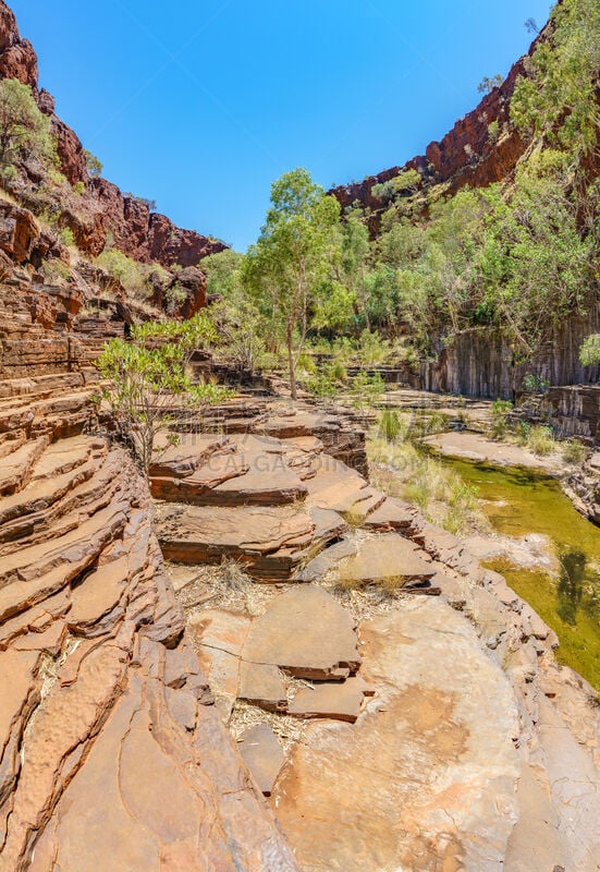 西澳大利亚,dales gorge,徒步旅行,橙色,壁纸,草,巨石,小路,红岩石,沙漠