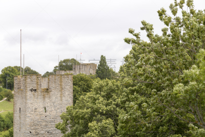 Town Wall of Visby, Gotland in Sweden