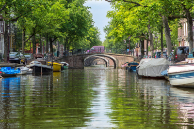运河,阿姆斯特丹,leidsegracht,水,水平画幅,市区路,传统,古老的,荷兰北部,夏天
