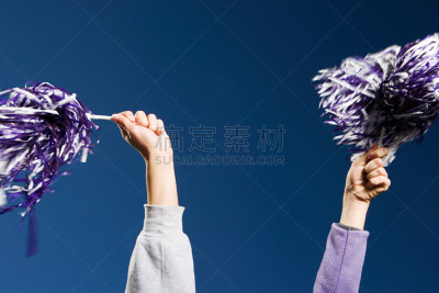 啦啦队,赛前运动会,手摇花,青少年,留白,灵性,四肢,青年人,学校