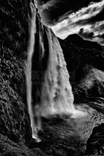 seljalandsfoss waterfall,冰岛国,自来水,垂直画幅,水,能源,瀑布,无人,职权,户外