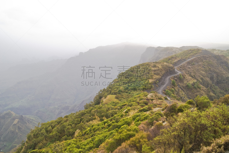 山口,自然,水平画幅,彩色图片,山,无人,风景,了望塔,户外,摄影